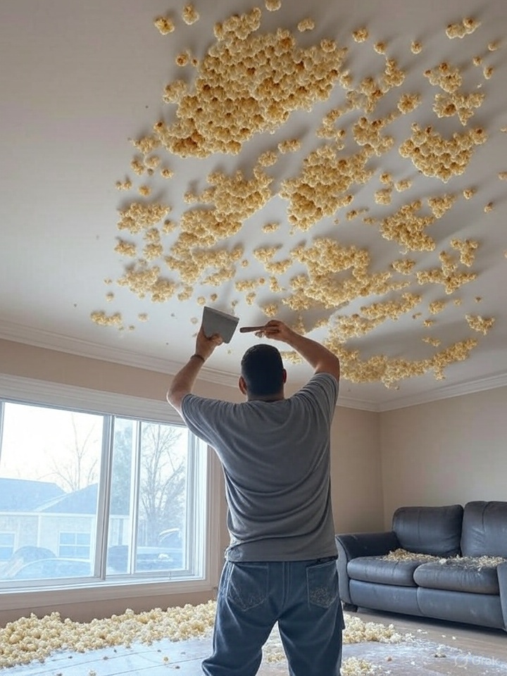 Benefit of A Classic Painting for Popcorn Ceiling Removal