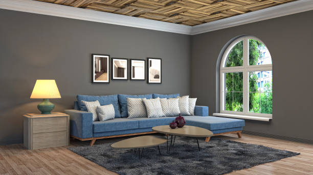 Beautifully painted living room in Palm Coast, FL by A Classic Touch Painting
