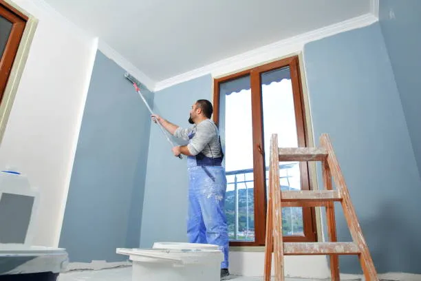 A Classic Touch Painting team preparing a home for professional painting in Ormond Beach, FL. House Painting near me